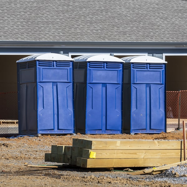 do you offer hand sanitizer dispensers inside the porta potties in Long Creek South Carolina